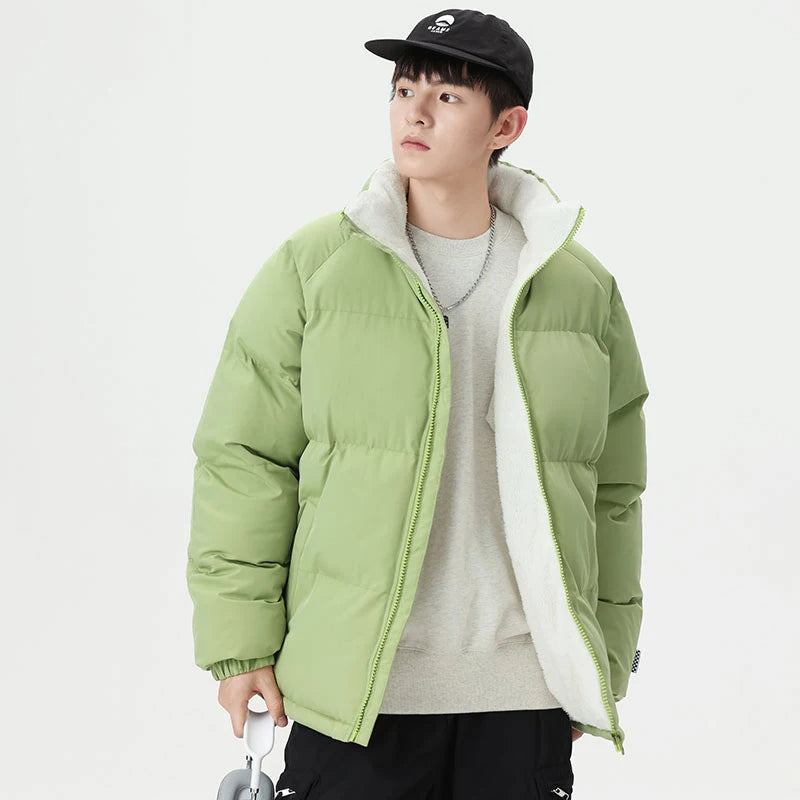 Thick Warm Puffer Parkas Loose Fashion New Winter Jacket Men