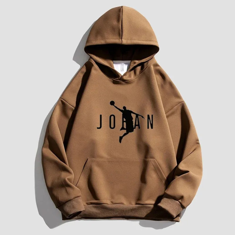 Jordan Men's Sports Brand Hoodie Sports Cotton Fleece Autumn Winter Pullovers Hip Hop Sweatshirts Male Hoodie