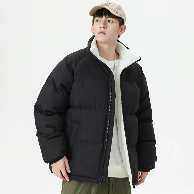 Thick Warm Puffer Parkas Loose Fashion New Winter Jacket Men