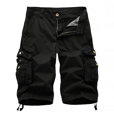 Cotton Cargo Shorts Men 2022 Summer Men Army Military Tactical Homme Shorts Male Casual Streetwear Multi-Pocket Cargo Shorts