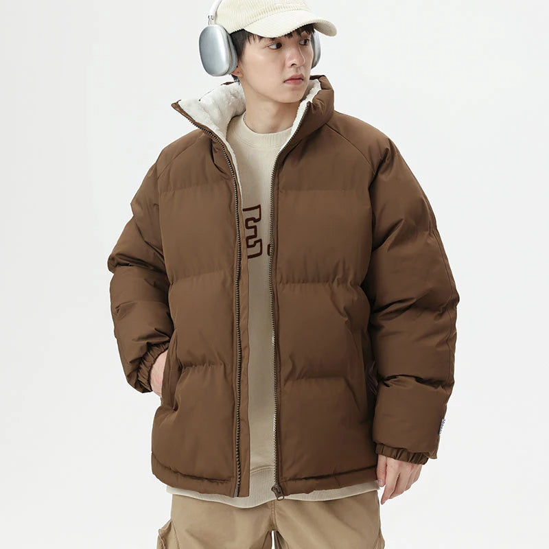 Thick Warm Puffer Parkas Loose Fashion New Winter Jacket Men