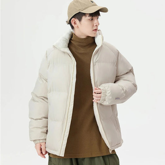 Thick Warm Puffer Parkas Loose Fashion New Winter Jacket Men