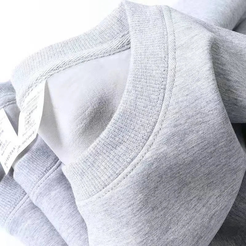 Sweatshirt Men Women Casual American Ins Street Style Round Neck Fleece Clothing Winter