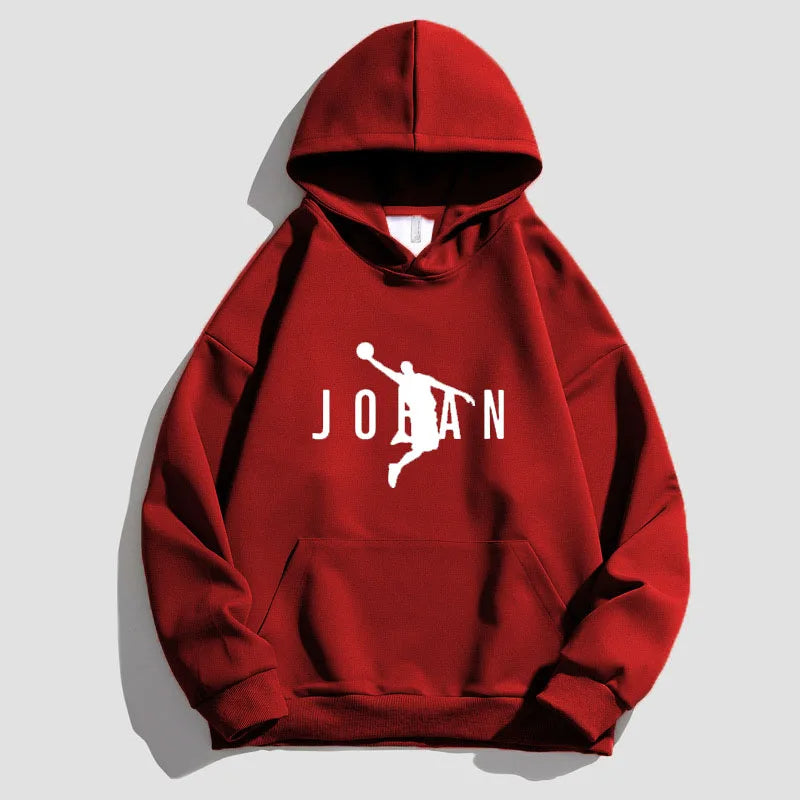 Jordan Men's Sports Brand Hoodie Sports Cotton Fleece Autumn Winter Pullovers Hip Hop Sweatshirts Male Hoodie