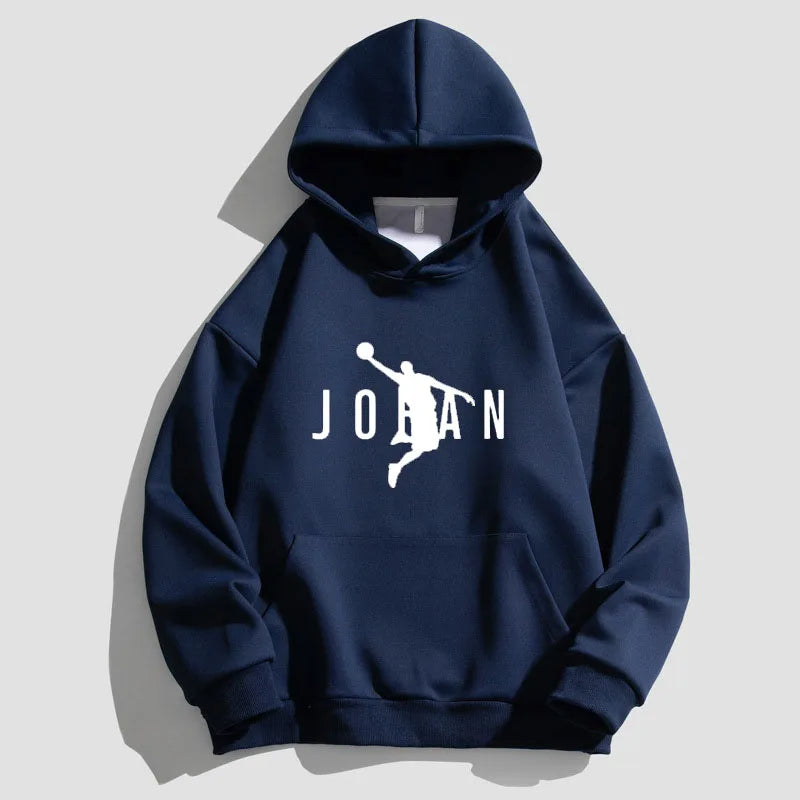 Jordan Men's Sports Brand Hoodie Sports Cotton Fleece Autumn Winter Pullovers Hip Hop Sweatshirts Male Hoodie